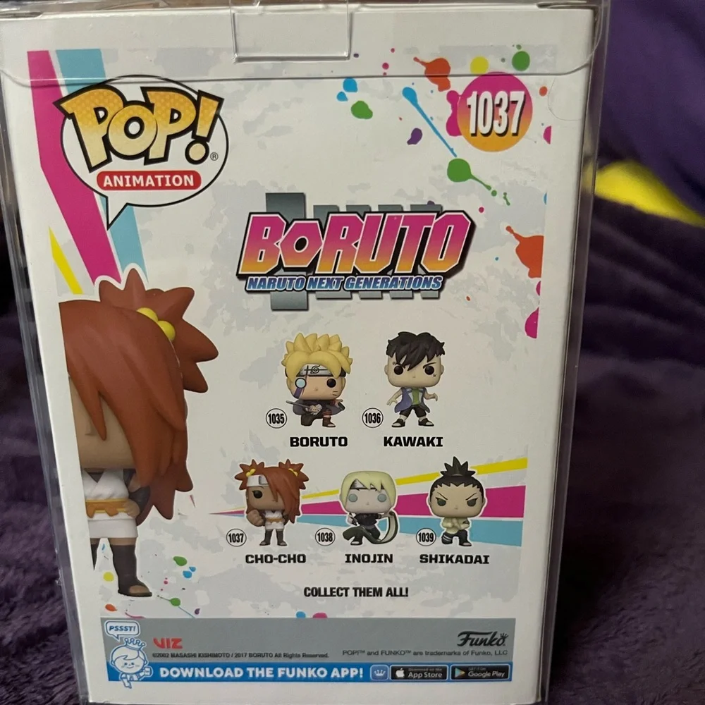 Funko- Boruto Cho Cho #1037 in protector